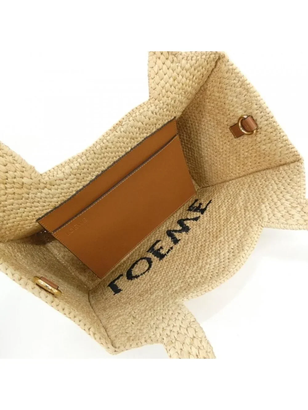 Loewe Font Tote Gold