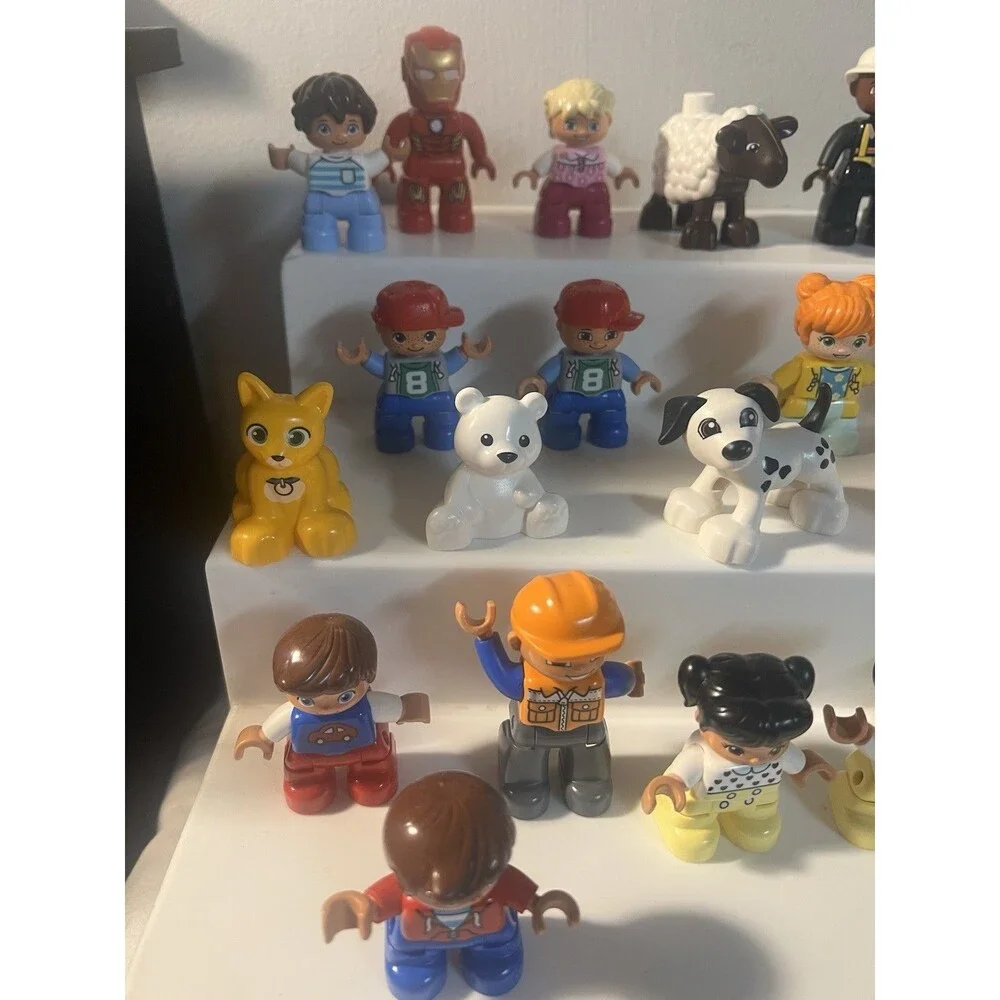 Lot of 27 Lego Duplo Figures Toys Animals Boys Girls Pets Characters