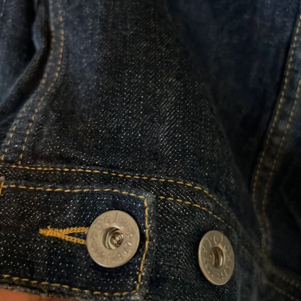 Polo Ralph Lauren Dungarees Dark Wash Denim Trucker Jacket Kid’s  XL 16/18