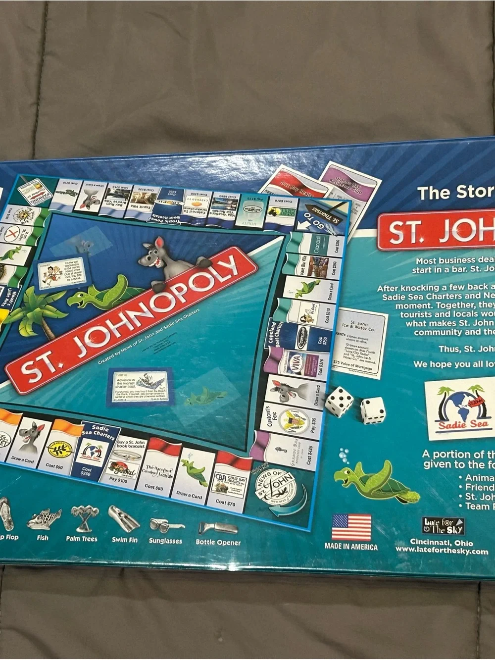 4th Edition St. Johnopoly board game island of St. John, U.S. Virgin Islands NEW