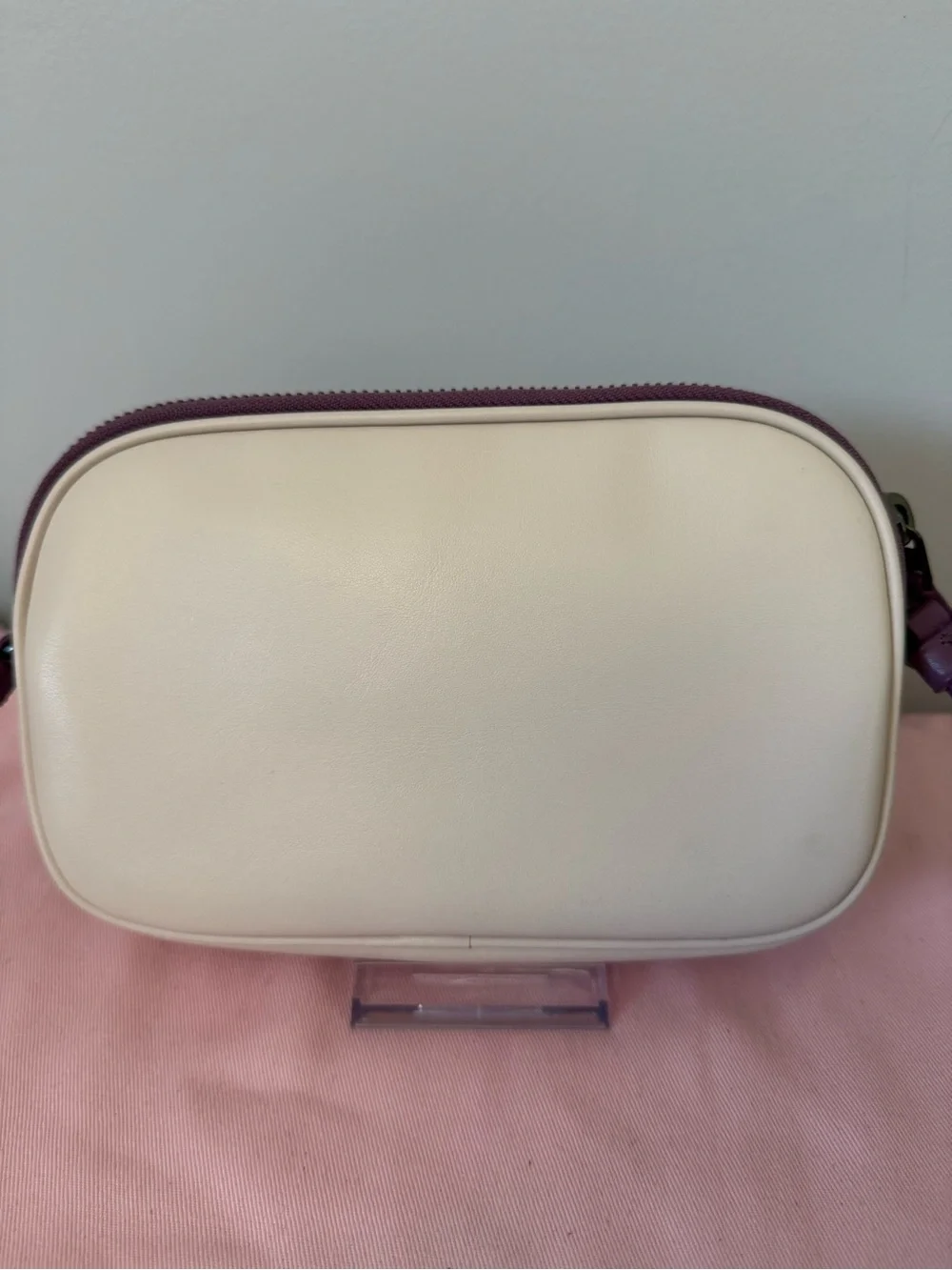 Coach Floral Appliqué Camera Double Zip Crossbody