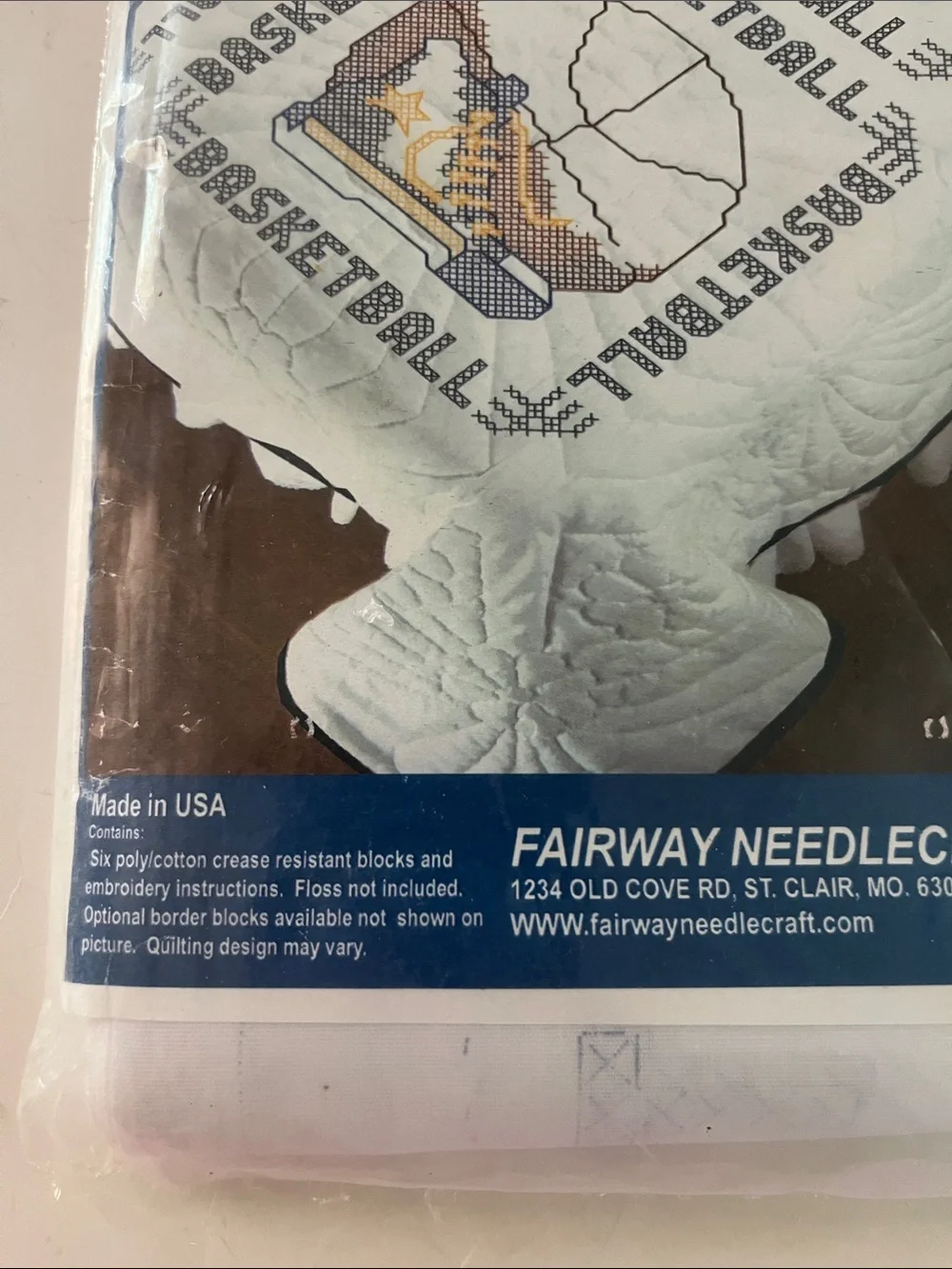 Fairway Needlecraft wall printed