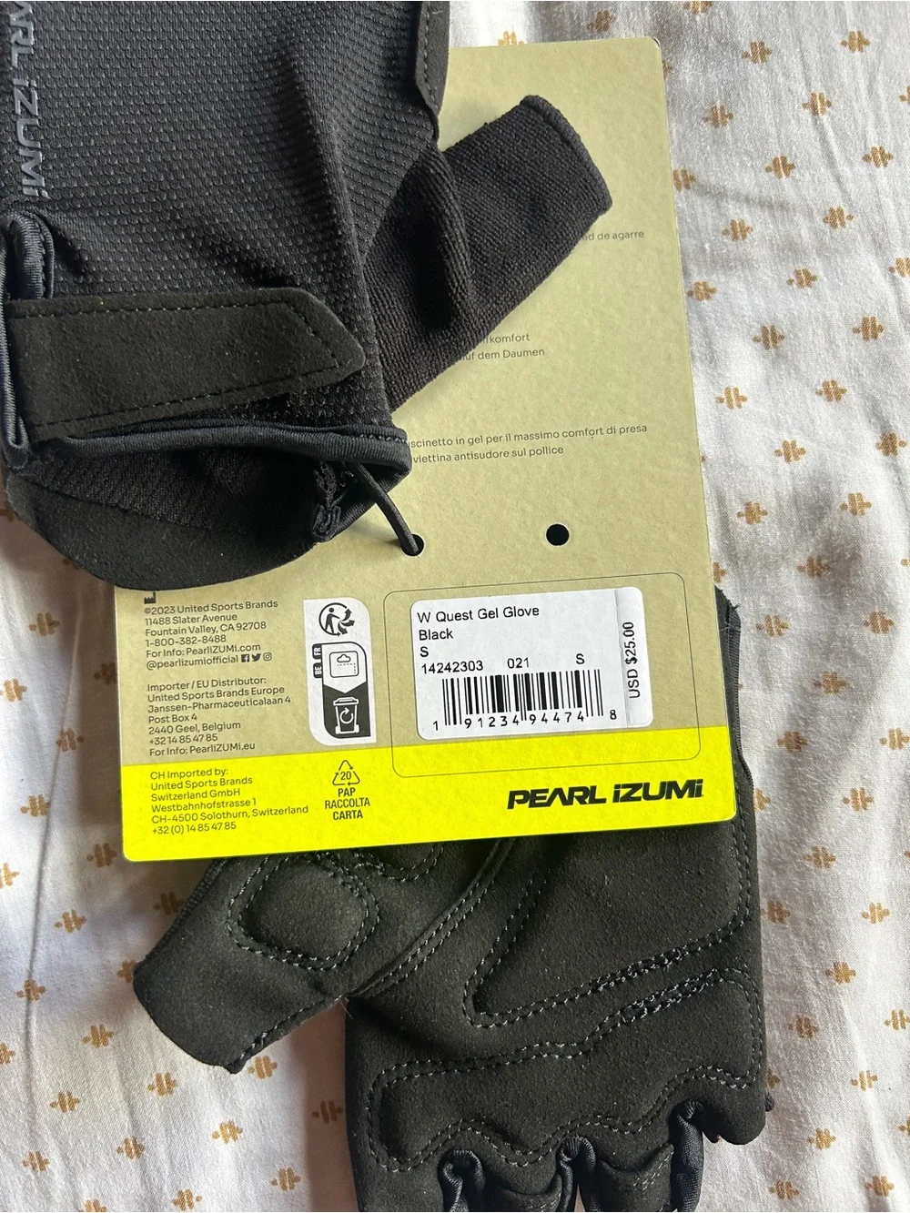 Pearl Izumi nwt gel