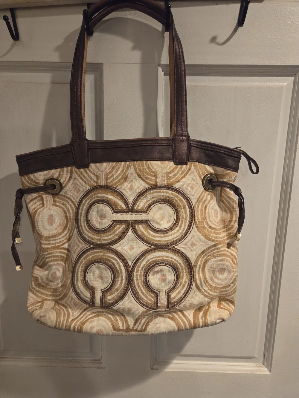 Coach canvas tote