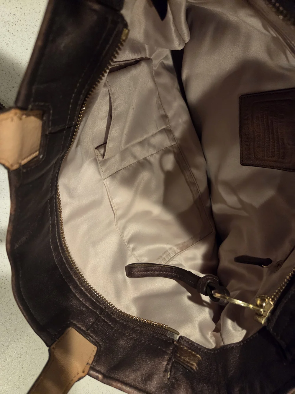 Coach canvas tote