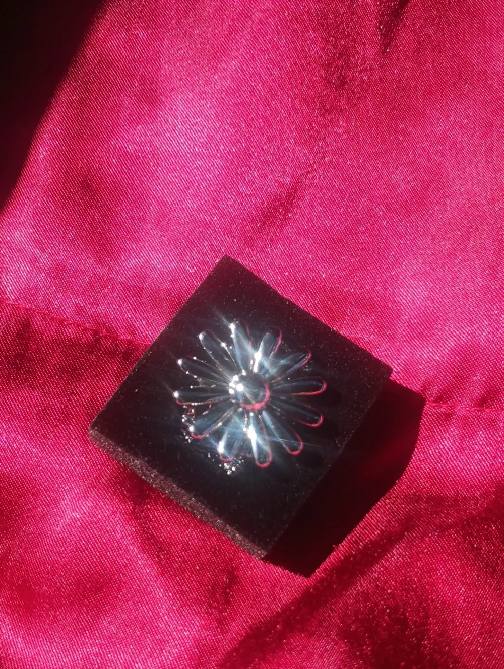 Silver Flower Ring