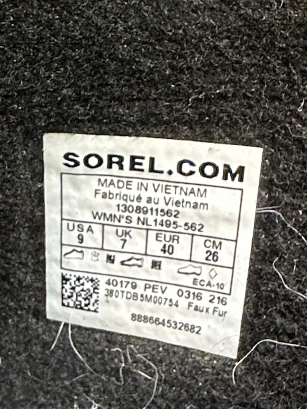 Sorel size material