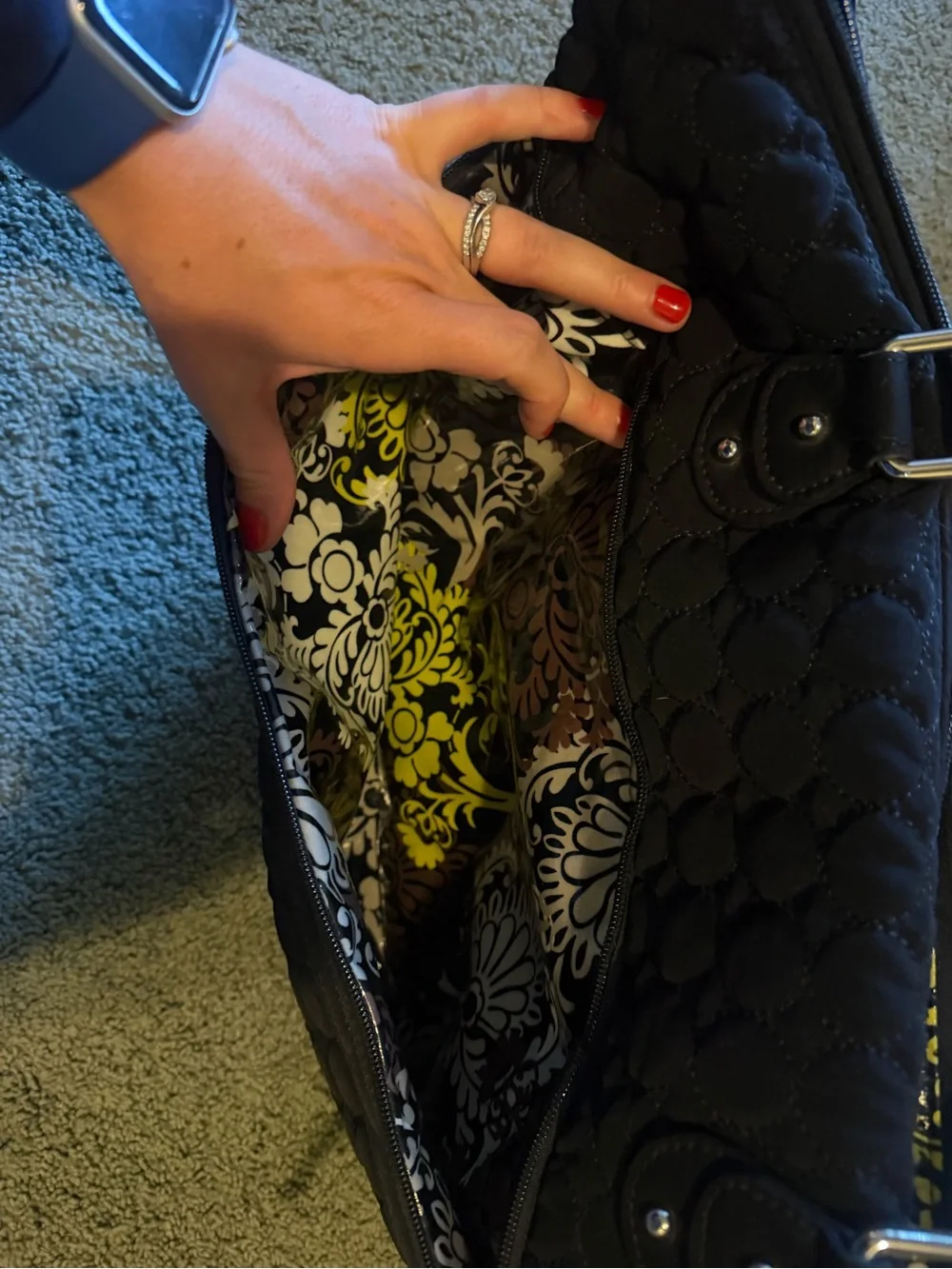 Vera Bradley quilted vera