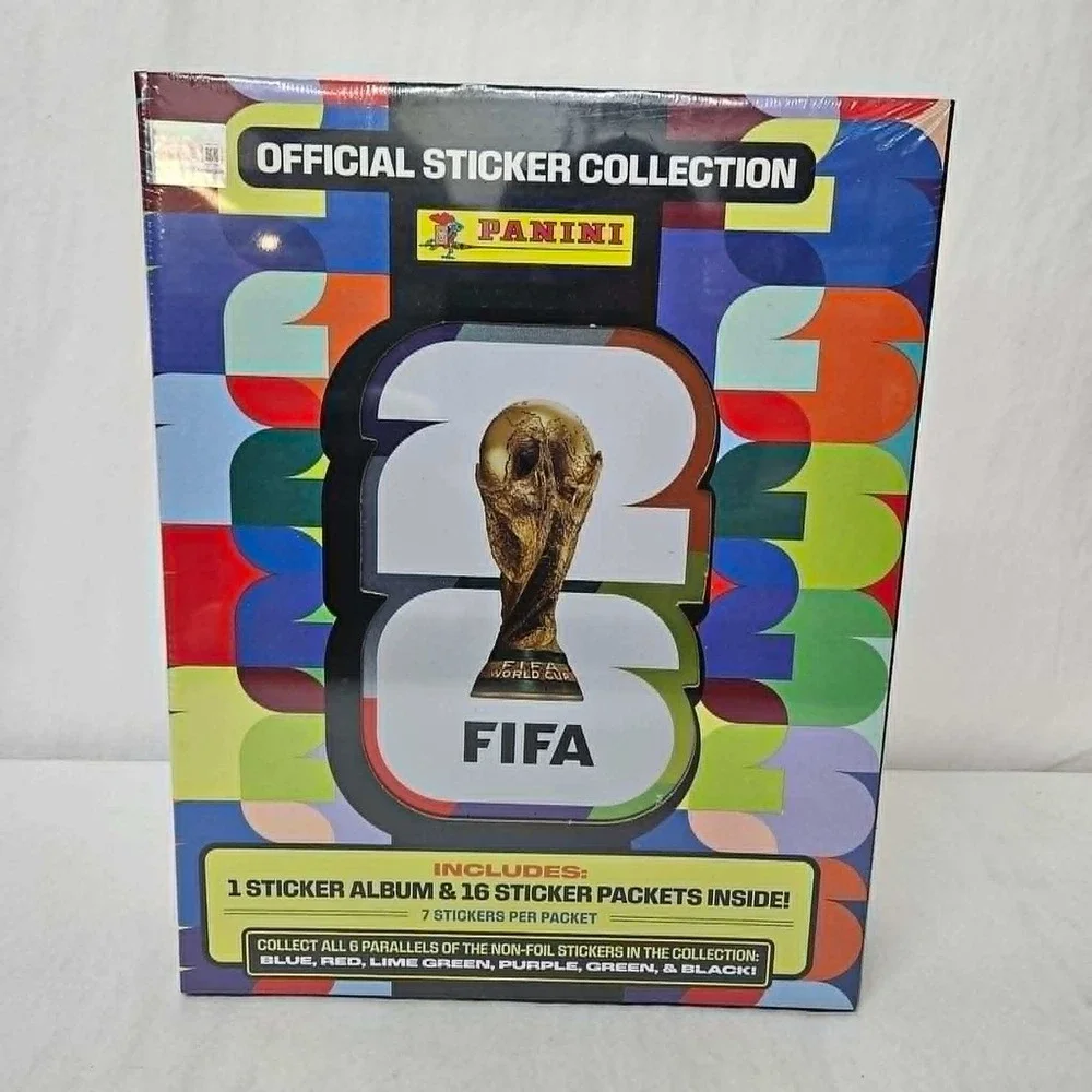 Panini FIFA World Cup 2026 Official Sticker Collection Tin Album & 16 Packets