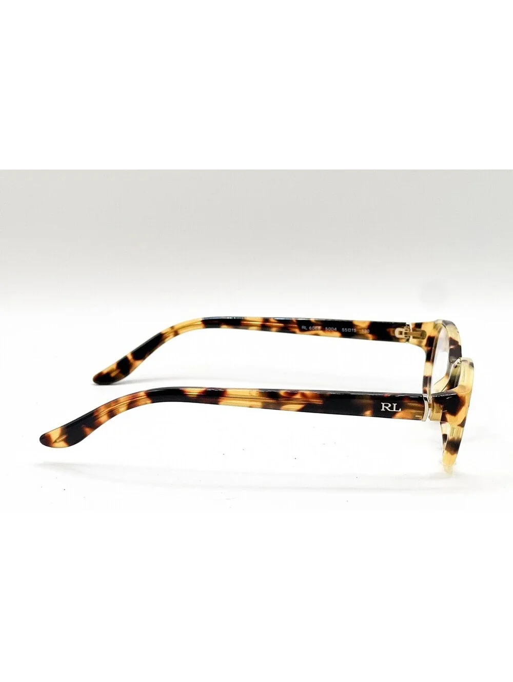 Ralph Lauren RL 6068 5004 Yellow Havana Full Rim Authentic Eyeglass Frames 55-15