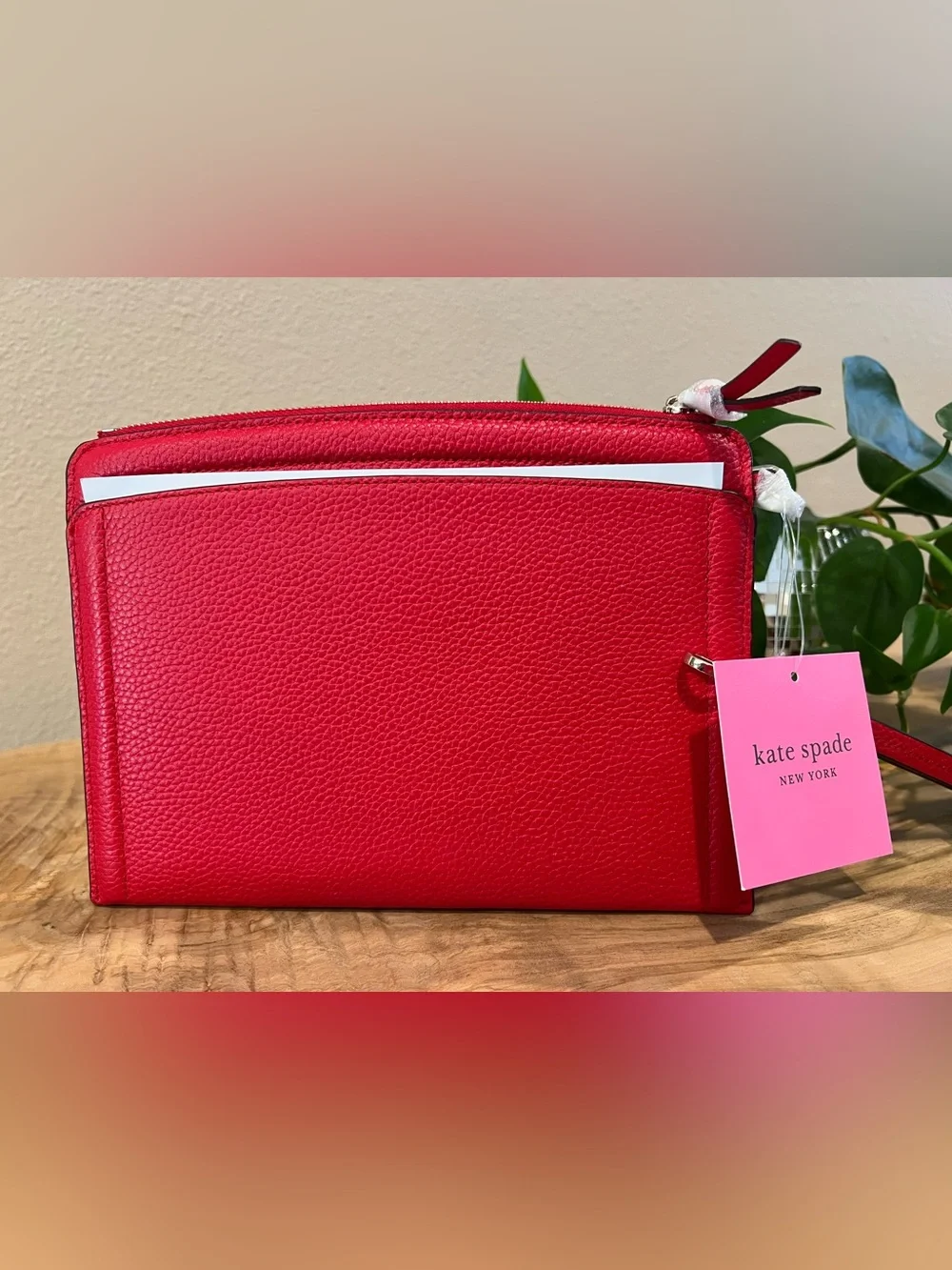 kate spade leather wrist top