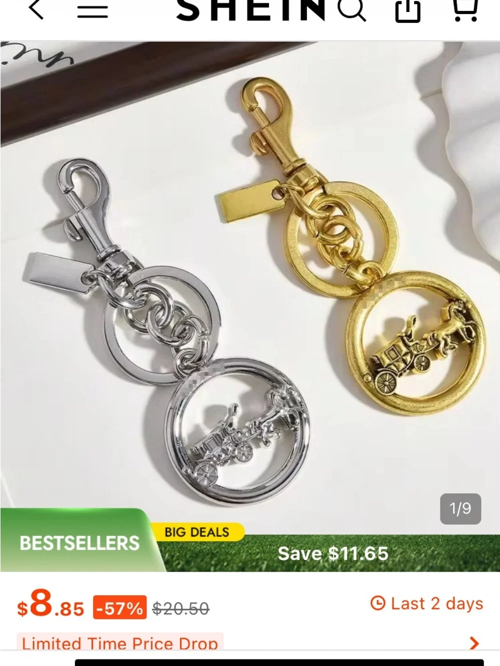Coach key chains- BEWARE