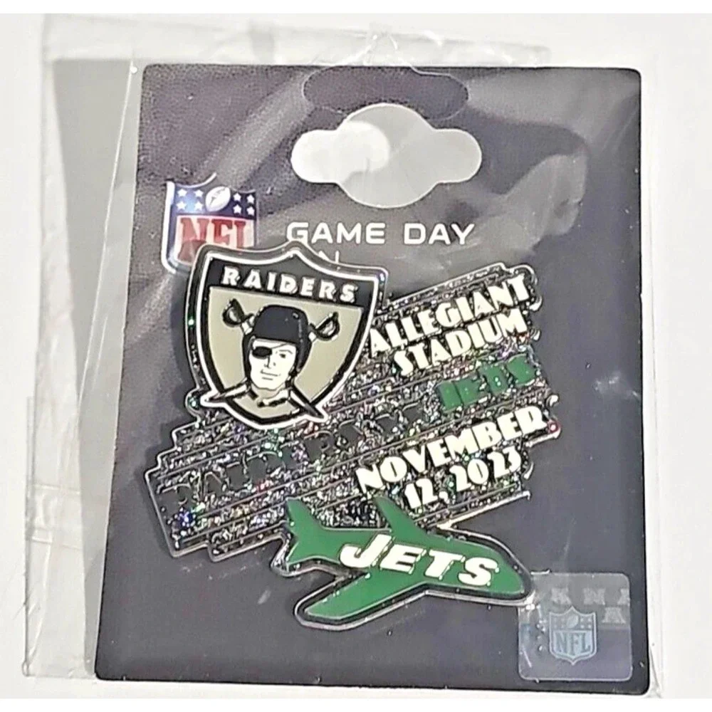 Las Vegas Raiders VS New York Jets GAME DAY PIN 11/12/2023 NEW