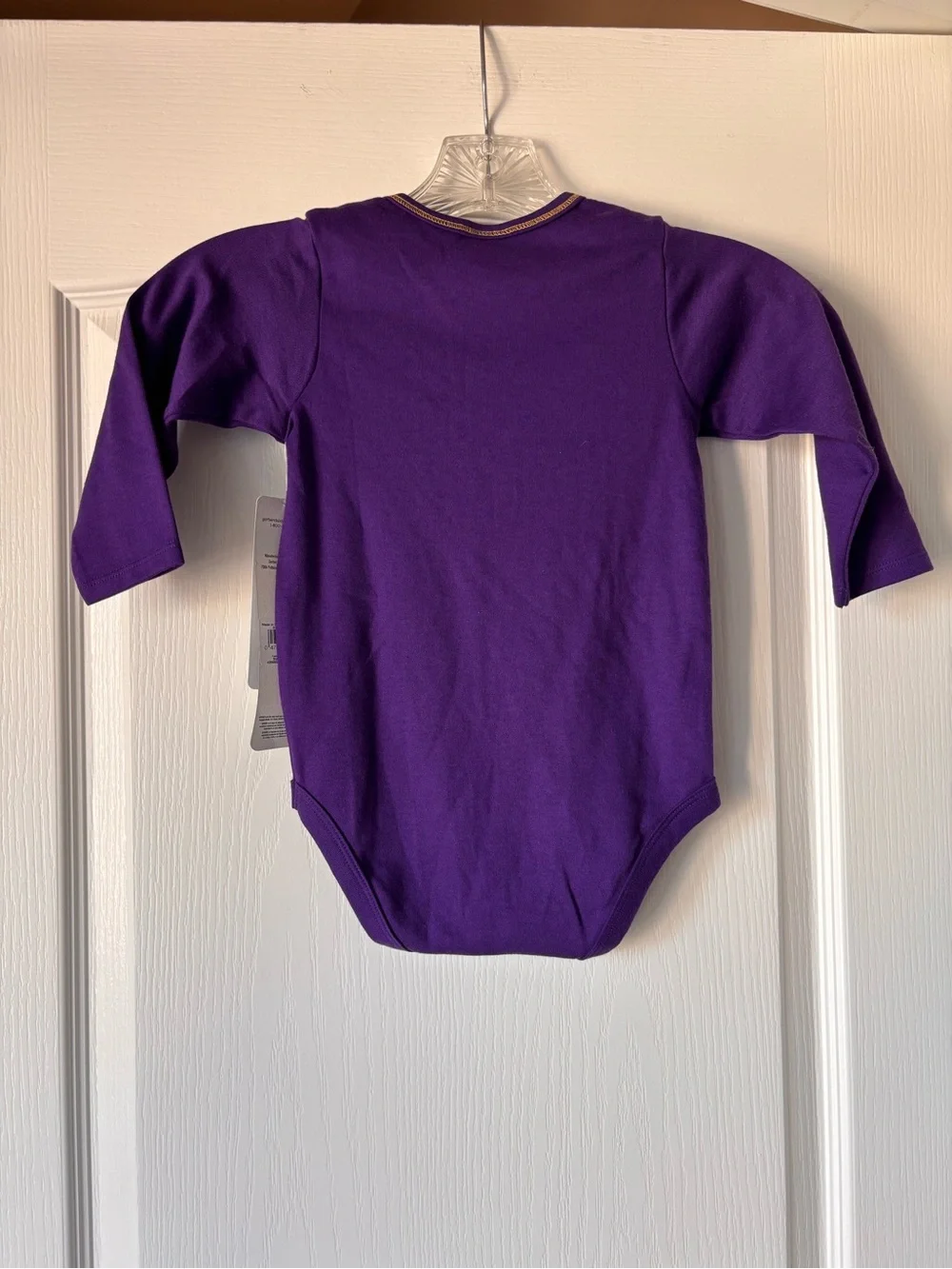 Minnesota Vikings New! Gerber Baby onesie 18 Months NFL Long Sleeve purple