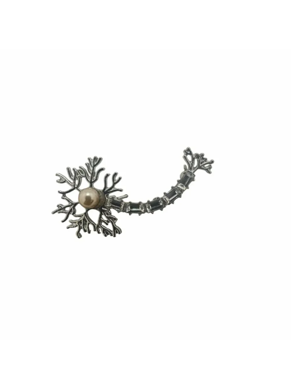 ⭐Hanreshe Neuron Pin Brooch Crystals Medical Jewelry Brain Nerve Cell Chemistry