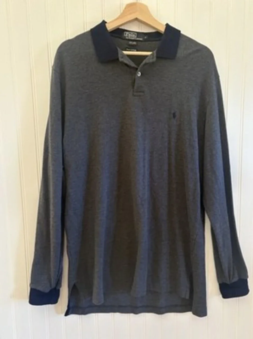 Vintage Polo Ralph Lauren Herringbone Pima Cotton  90s Old Money -Size Large