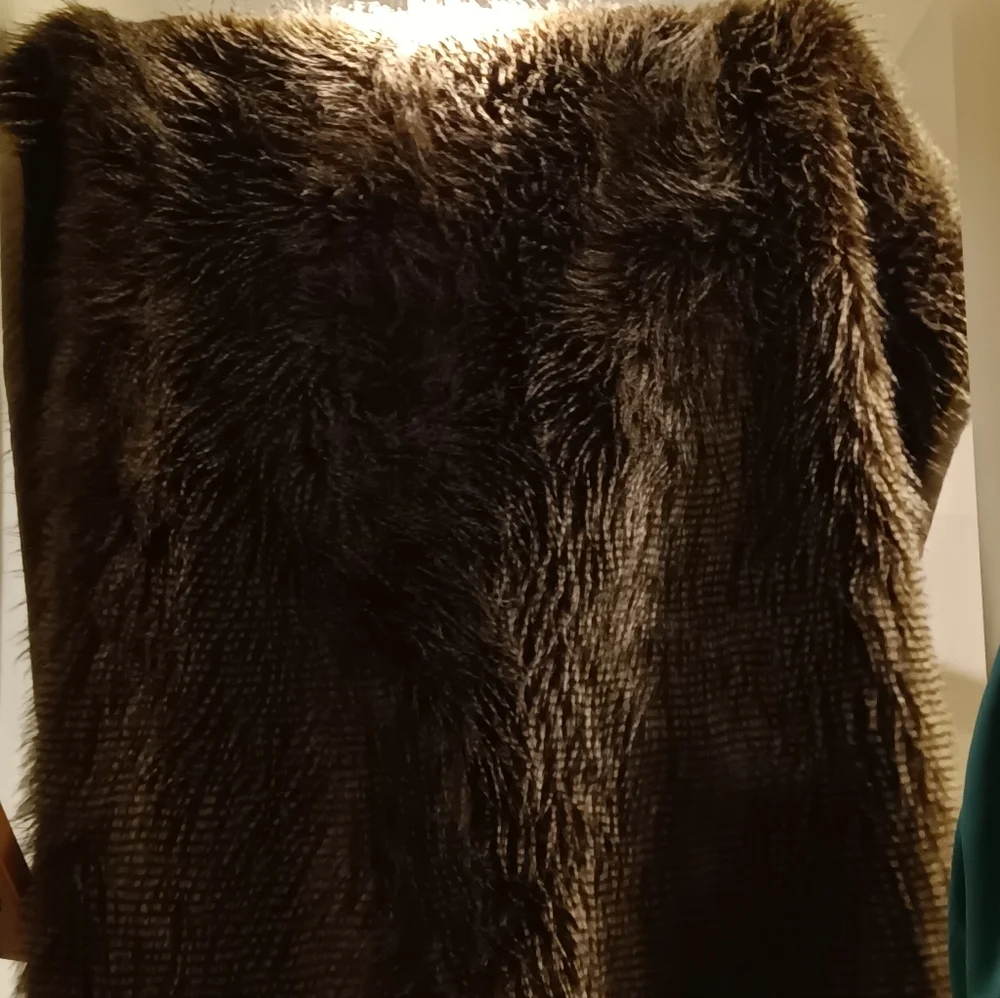 Williams-Sonoma Home Brown Owl Faux Feather Throw Blanket