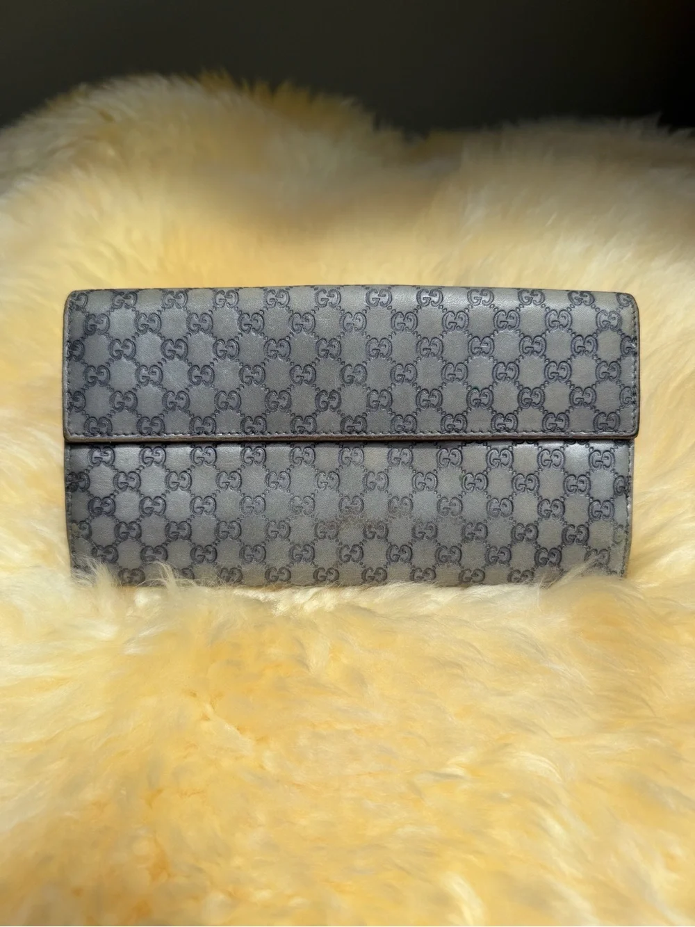 Gucci monogram wallet