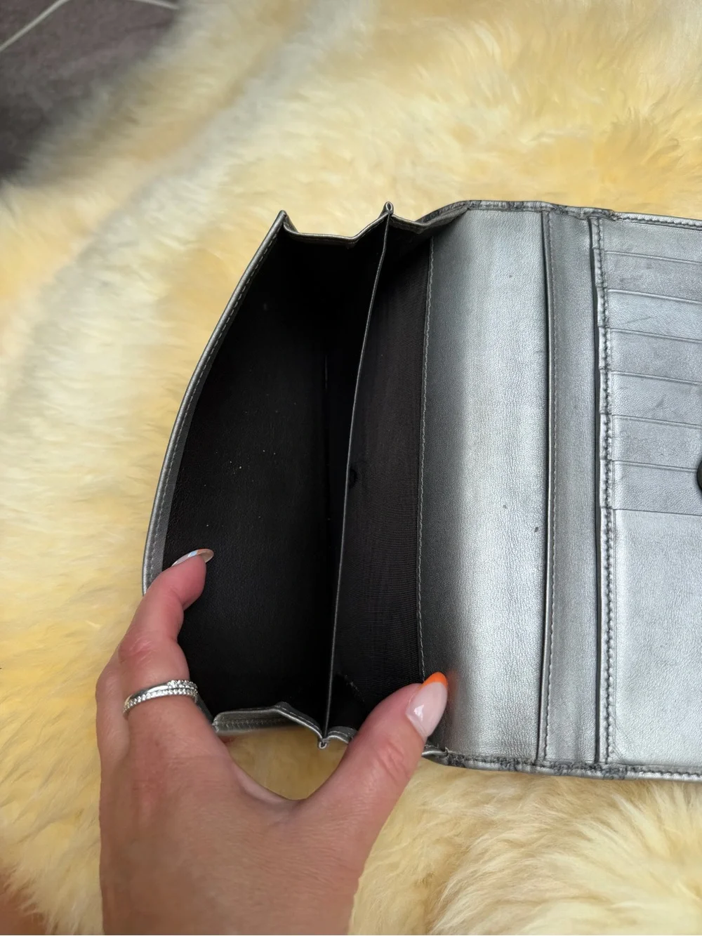 Gucci monogram wallet