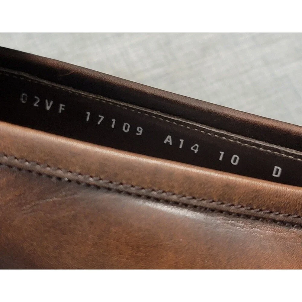 Salvatore Ferragamo Studio Penny Loafers Brown Leather Slip-On SZ 10 D
