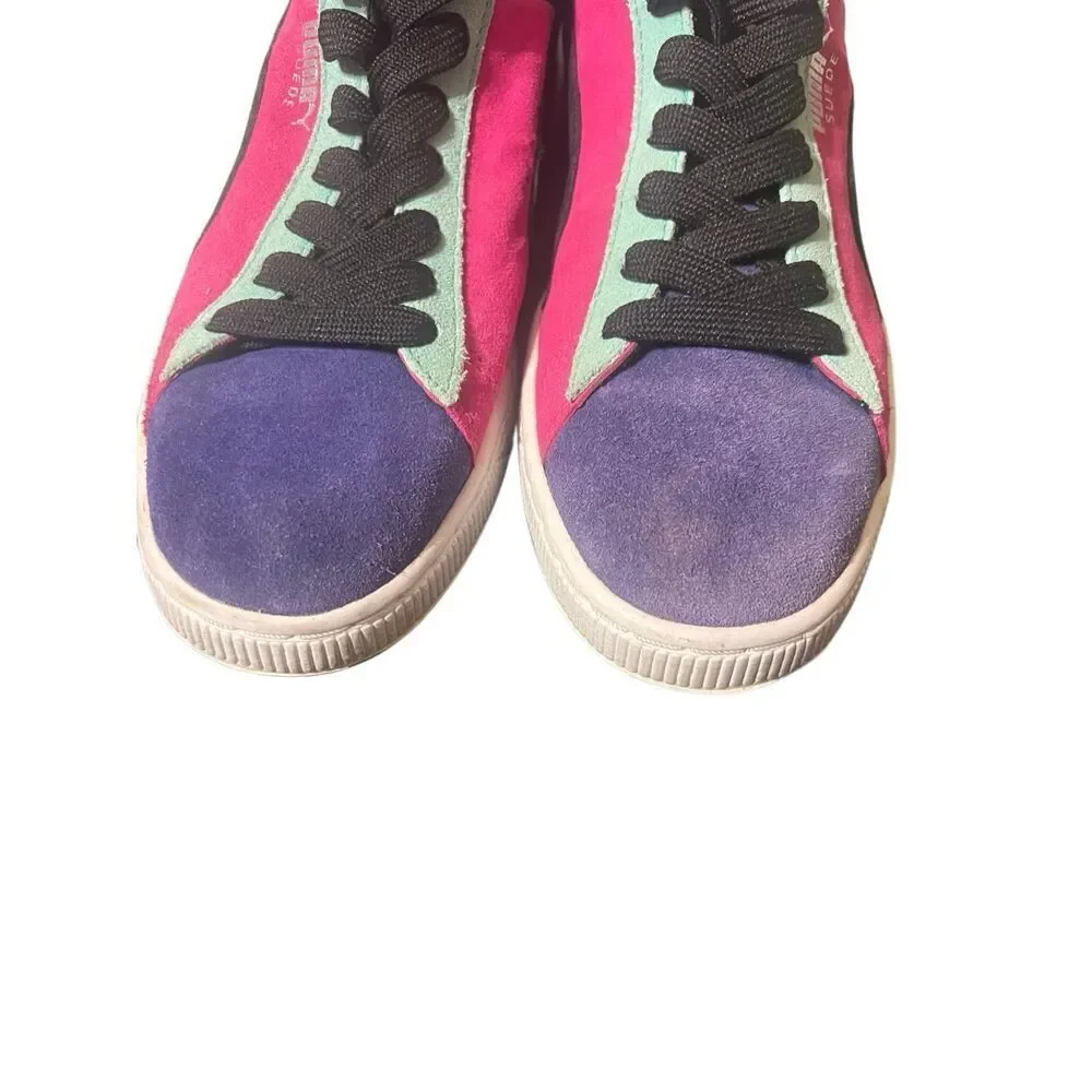 PUMA Men's Suede Stripes and Blocks Classic Sneaker Sz 9.5