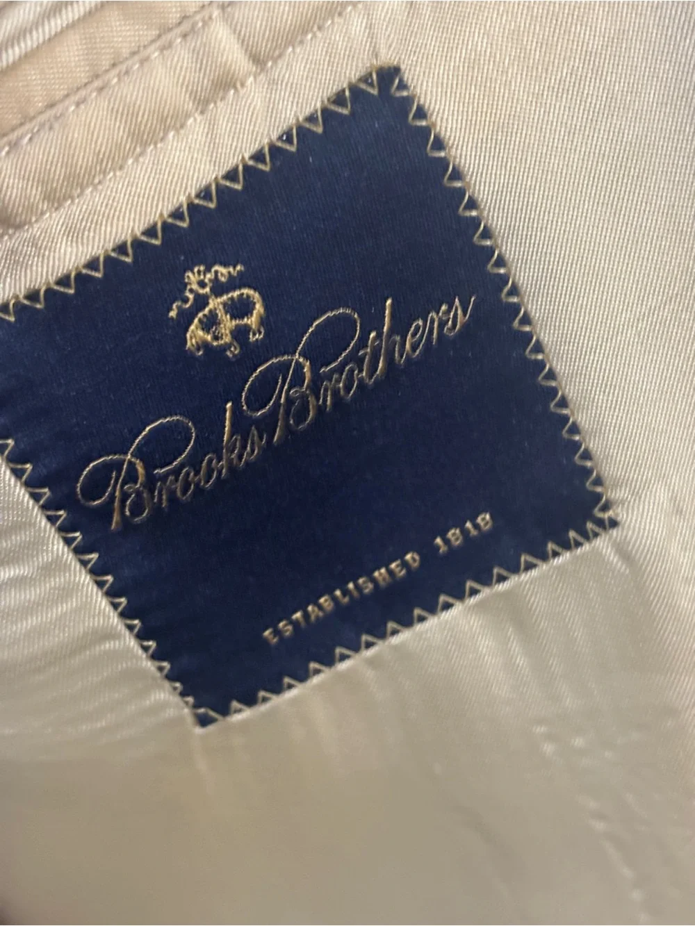 Brooks Brothers extra collar seam