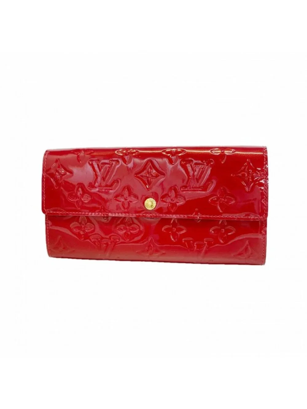 Louis Vuitton Wallet Vernis Portefeuille Sarah Pomme D'amour