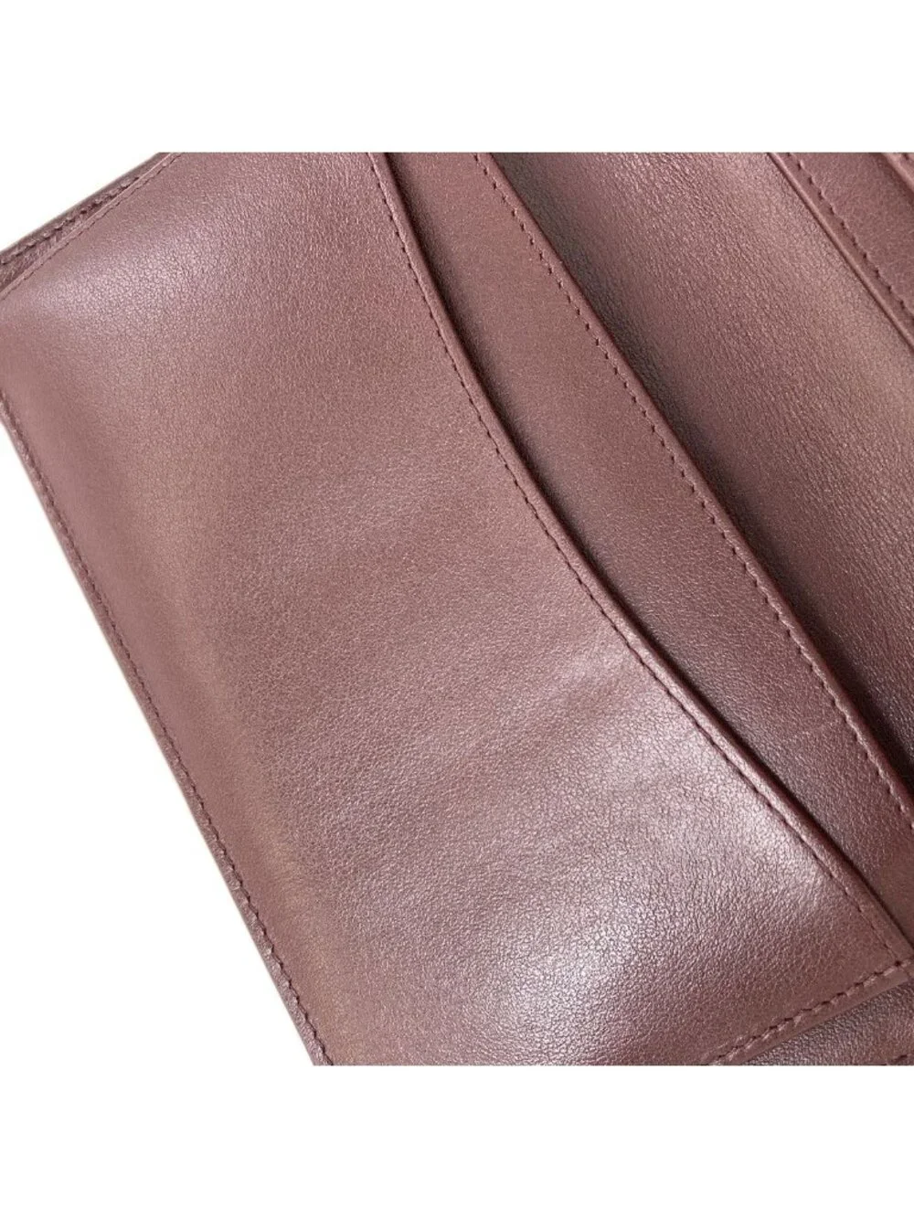 Chanel CC Logo Quilted Gold Wallet Grained Calfskin