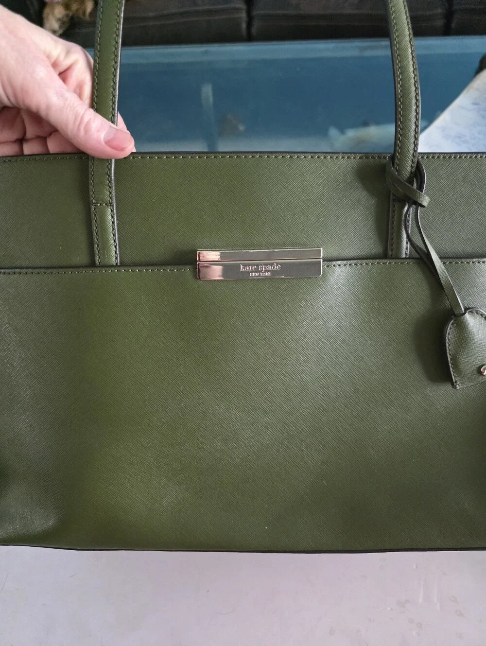 kate spade structured saffiano