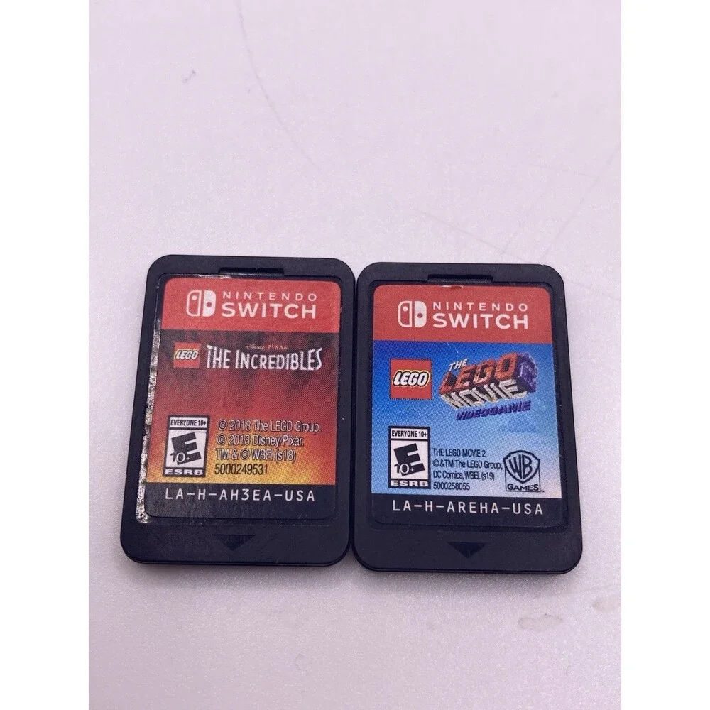 Lot Of 2 Lego Nintendo Switch Games Lego Movie 2 Incredibles