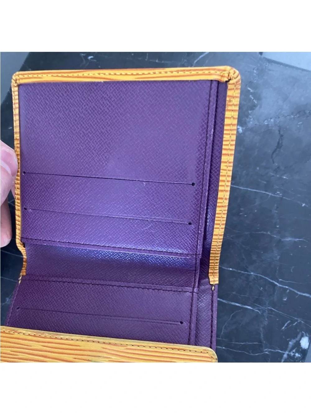 Louis Vuitton textured epi