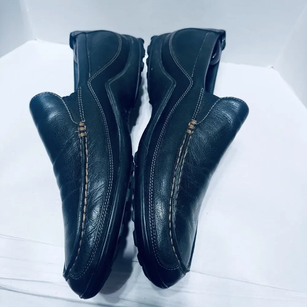 Cole Haan Tucker Venetian Mens 11.5M Black Leather Slip On Loafers C03557