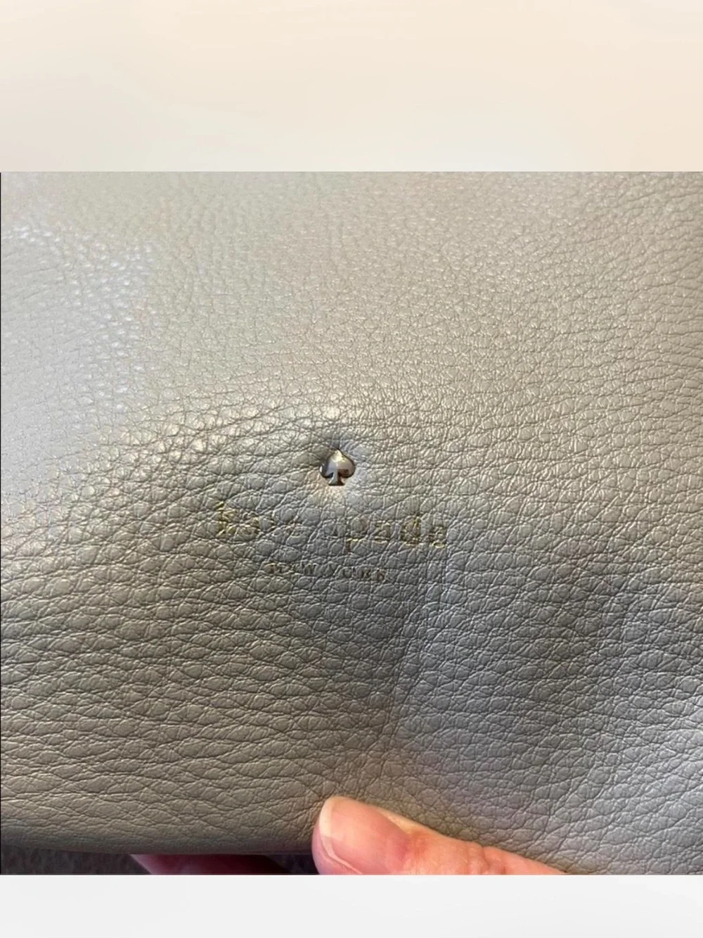 Soft Blue Leather Kate Spade Bag - Classic Women's Handbag