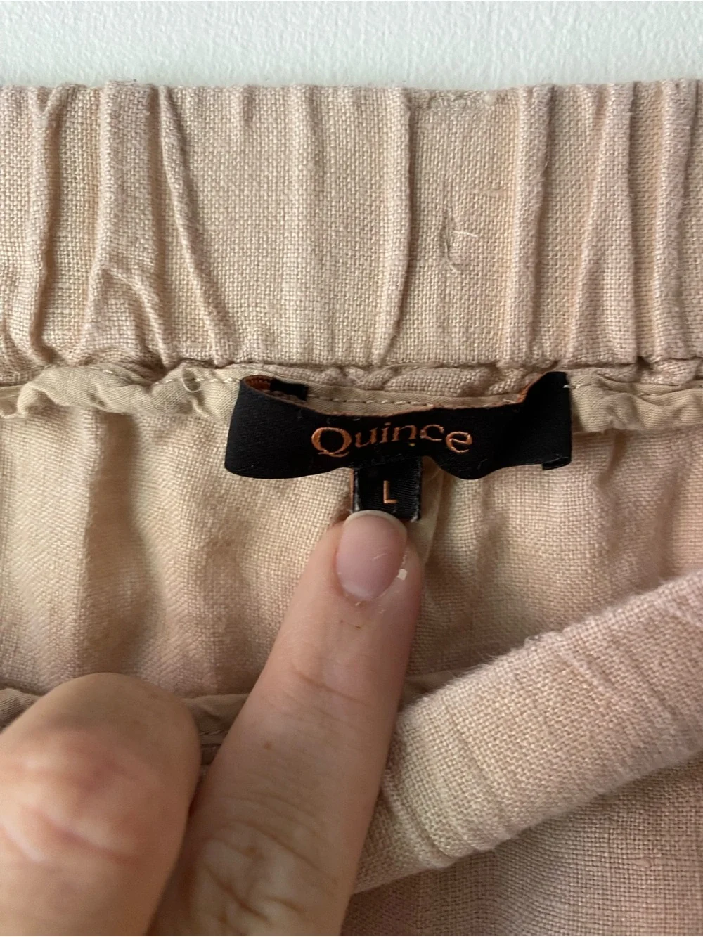 Quince tan  Linen Pants