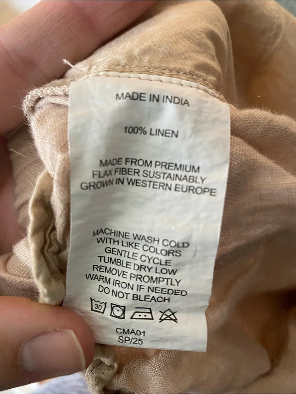 Quince tan  Linen Pants