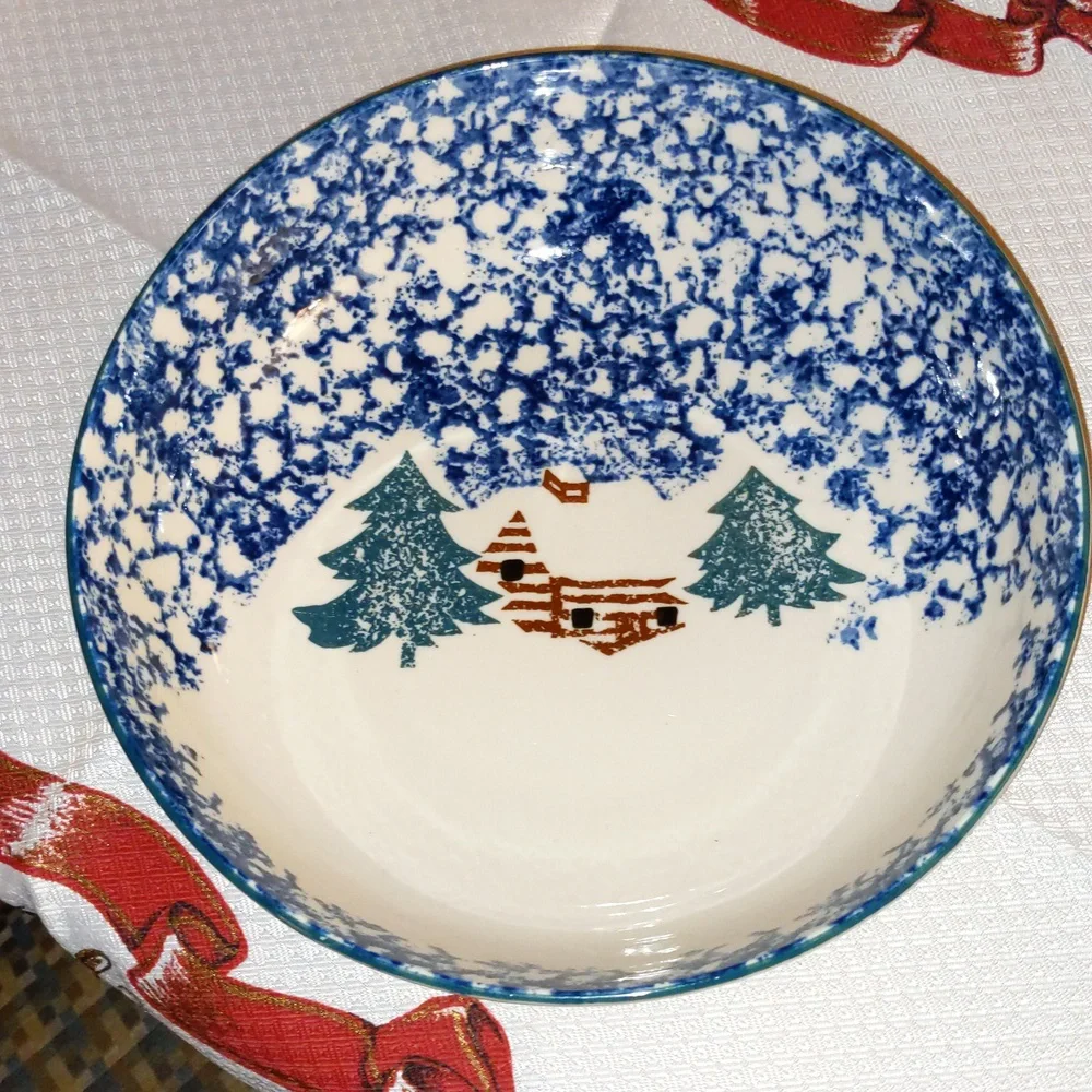 Tienshan christmas bowl