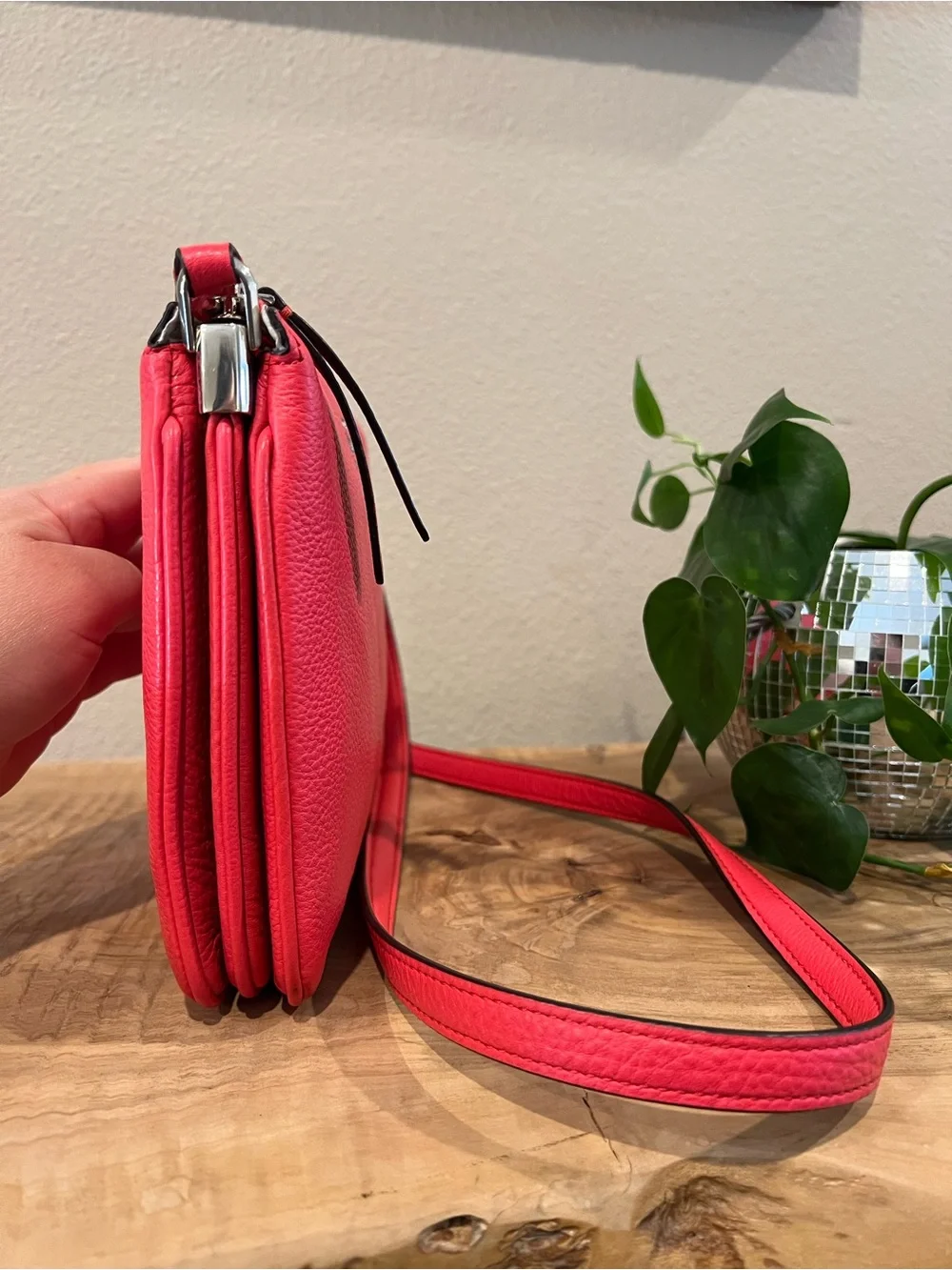 Kate Spade Coral Pink Jackson Triple Gusset Crossbody