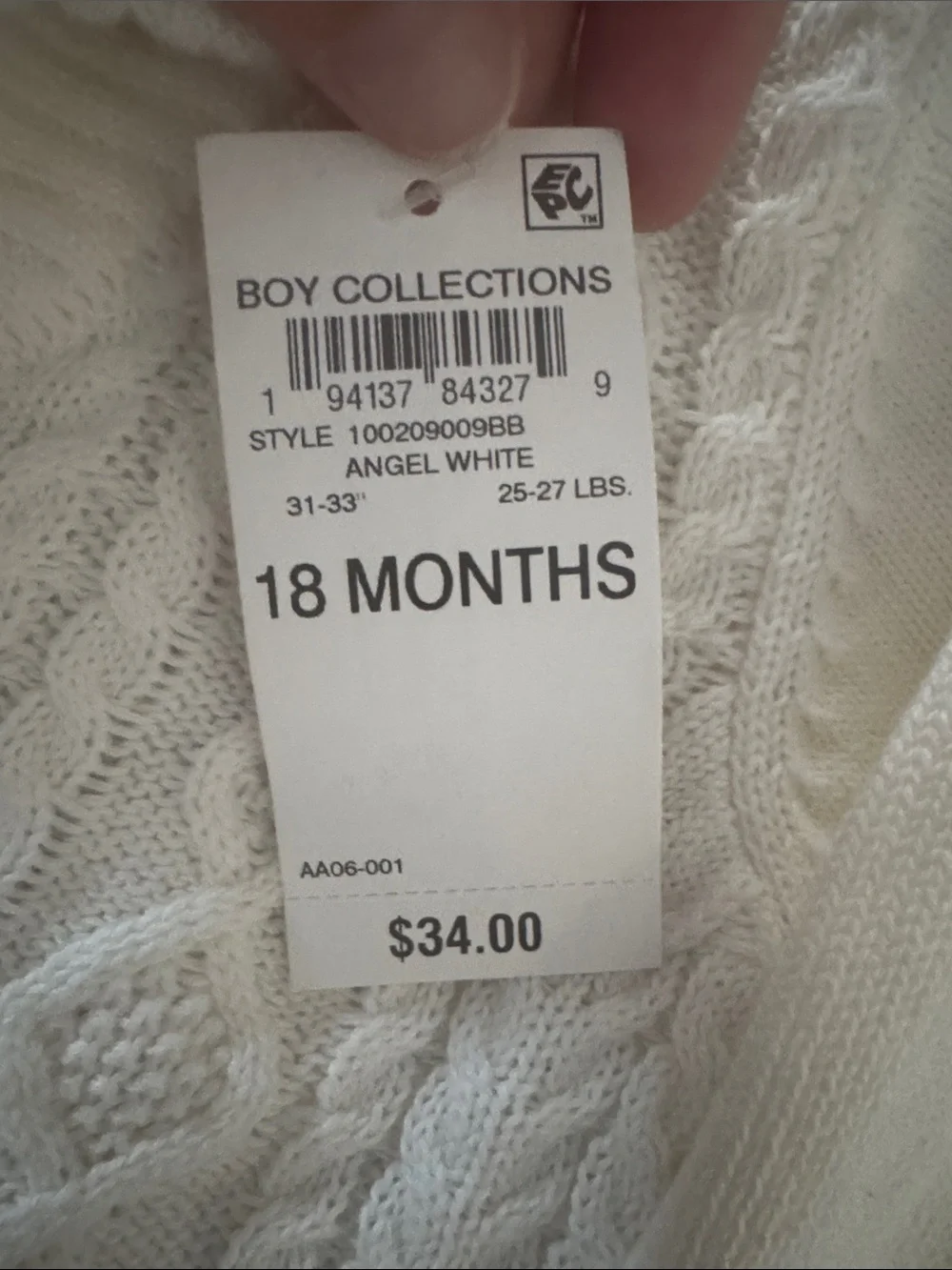 First Impressions cozy cream