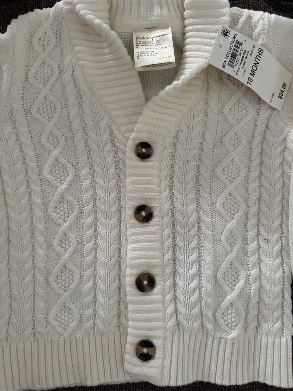 First Impressions cozy cream
