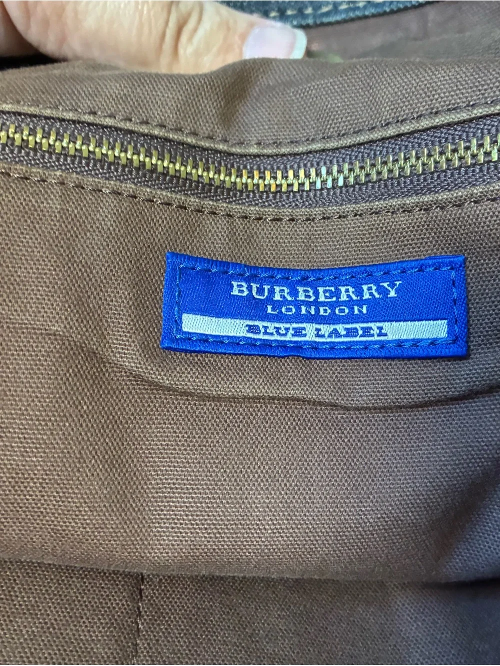 Burberry structured use front