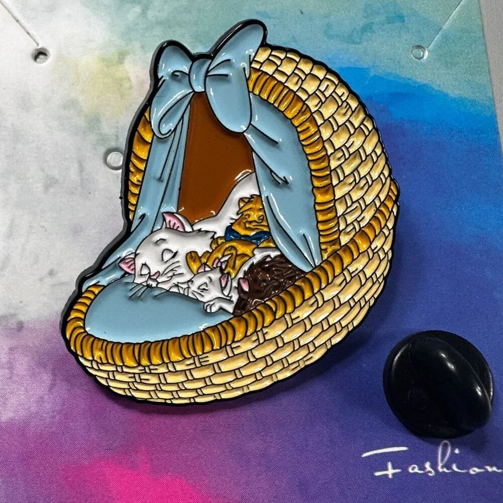 Aristrocat Duchess Lapel Pin Kittens Marie Jewelry Accessories Brooch Badge Pin