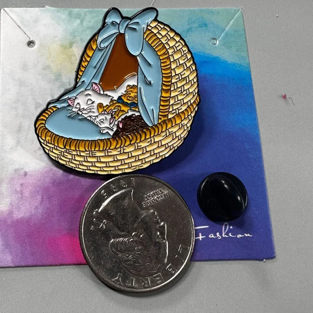 Aristrocat Duchess Lapel Pin Kittens Marie Jewelry Accessories Brooch Badge Pin