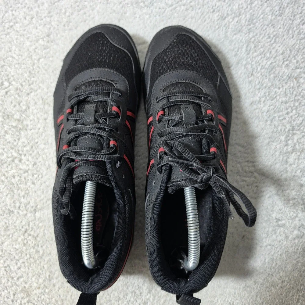 Xero Shoes Prio Sneakers Men 8.5 Black Red Minimalist Barefoot Running Shoe MINT