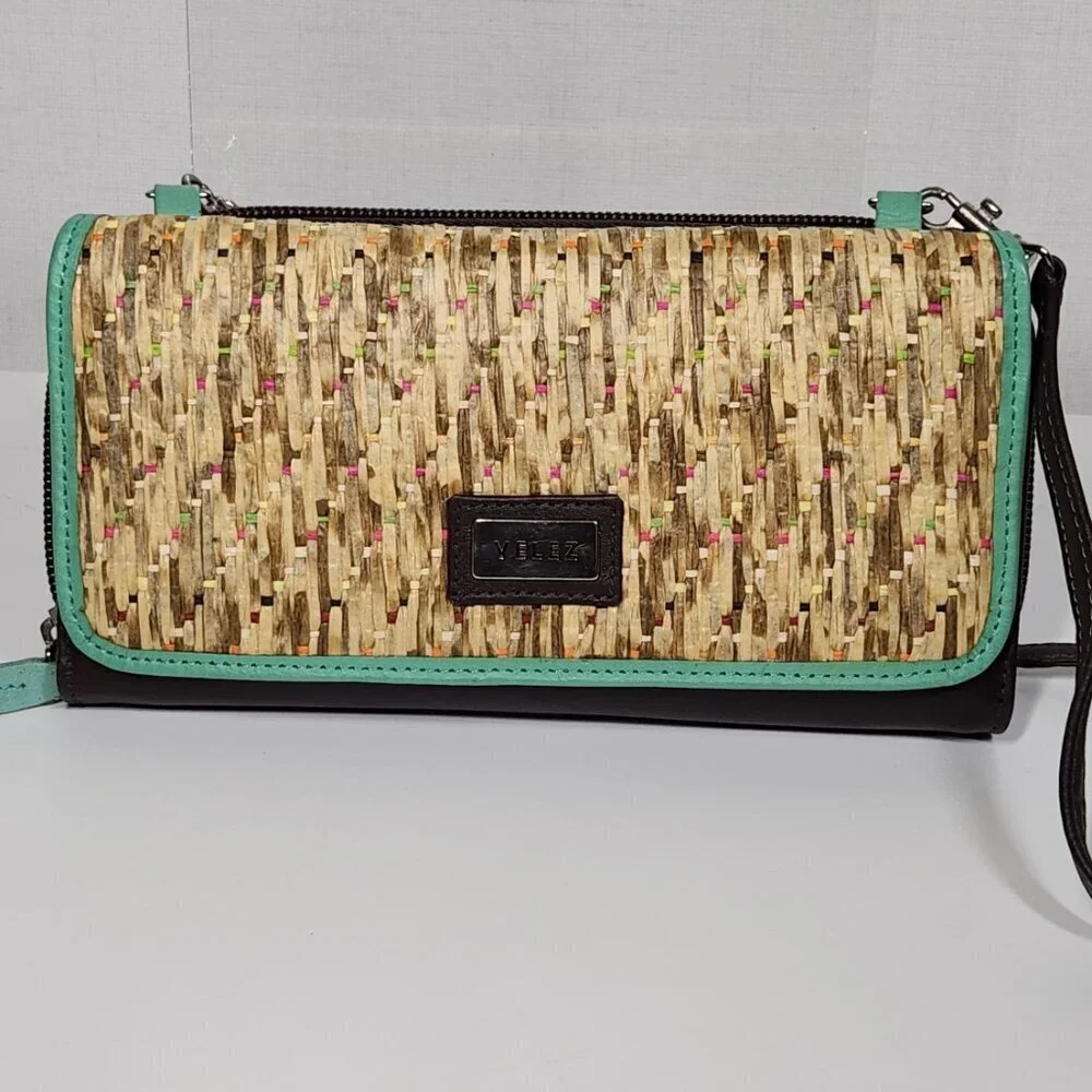 Velez Leather Crossbody Wallet