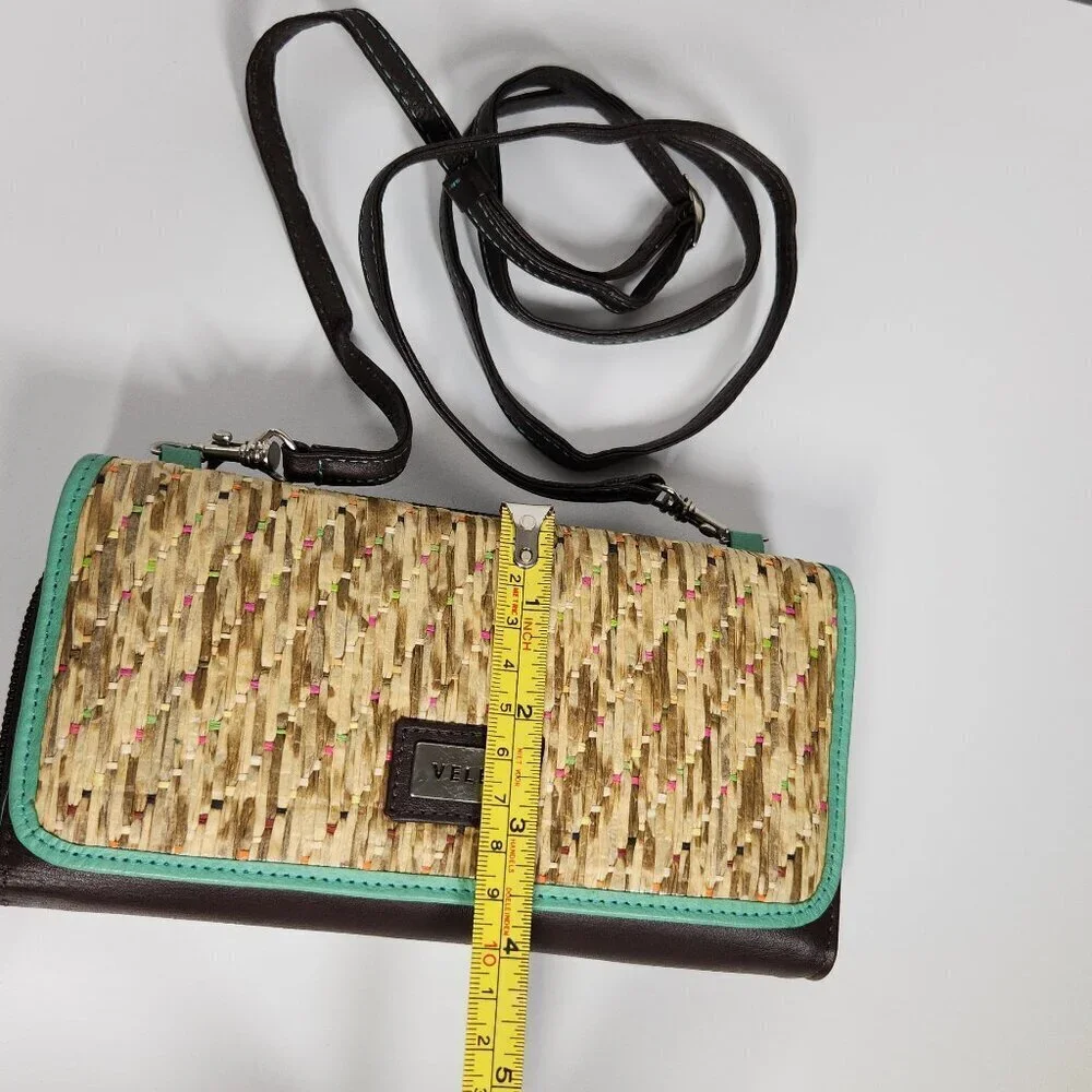 Velez Leather Crossbody Wallet