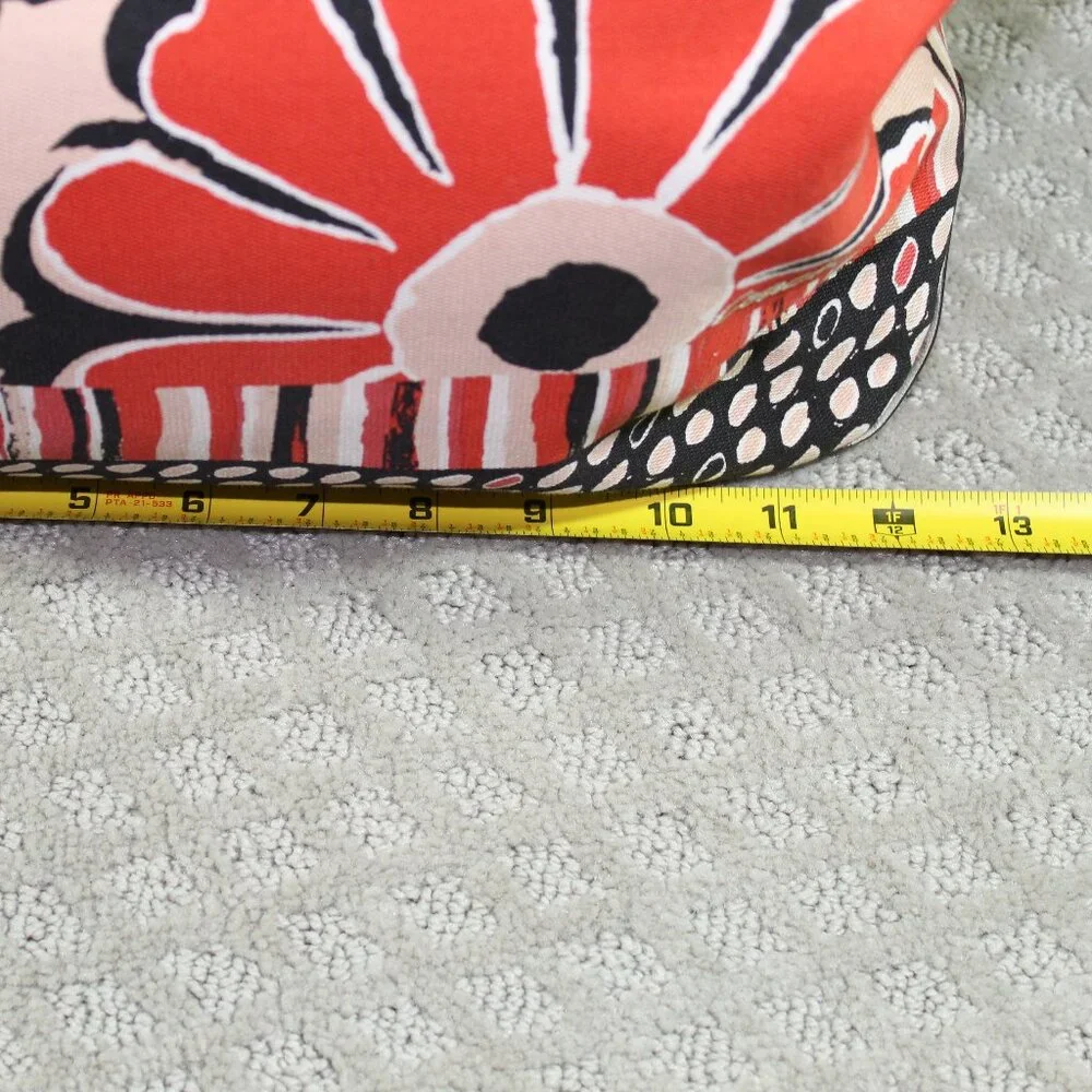 Coach Red Poppies Floral Shoulder Bag