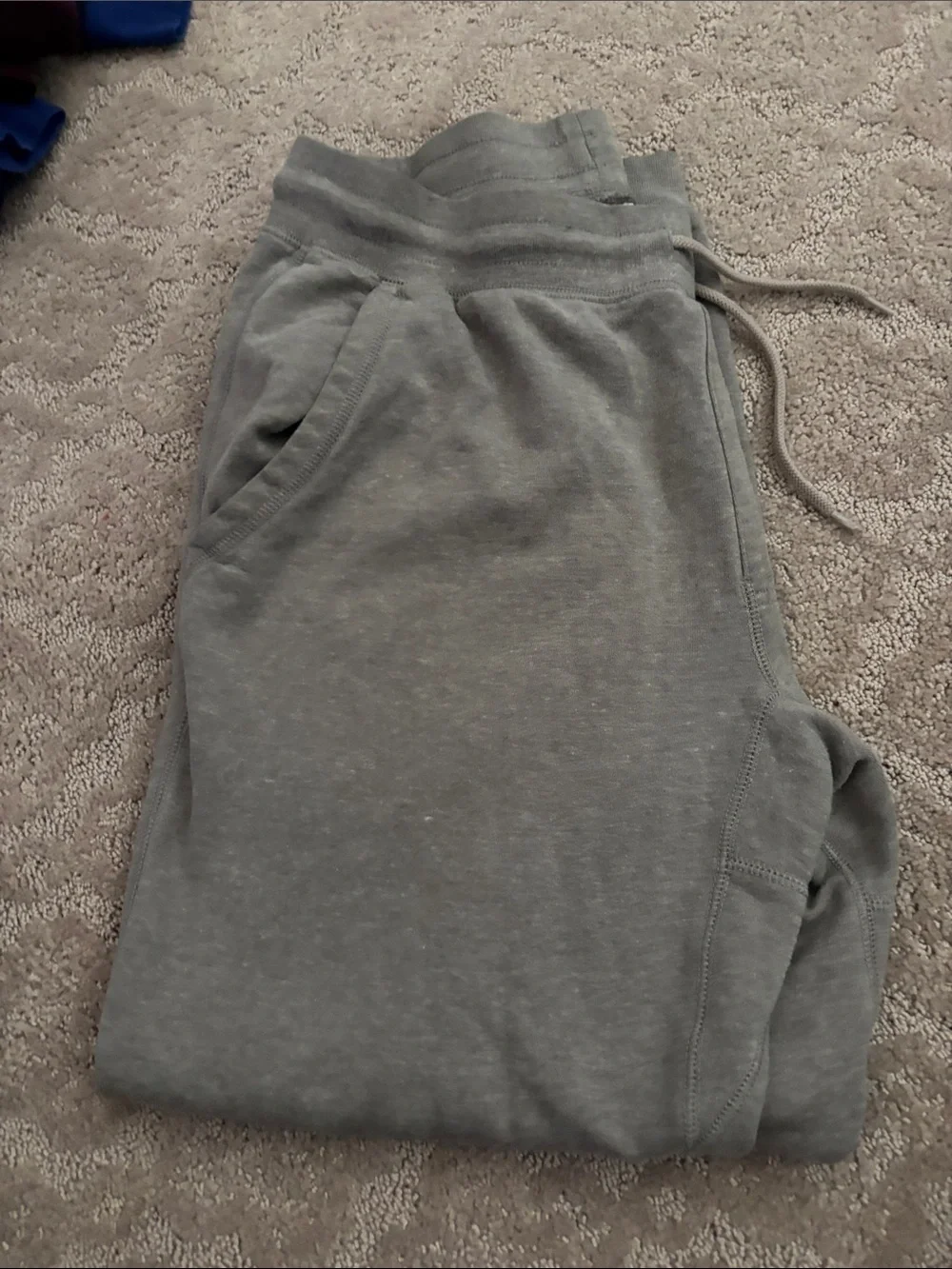 J Crew Soft Gray Drawstring Joggers