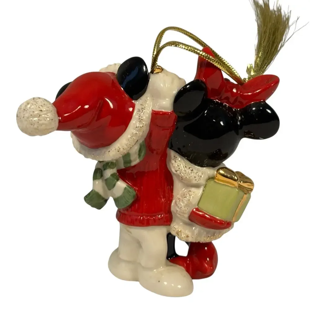 Lenox Disney Mickey Minnie 1st Christmas Together 2007 Christmas Ornament