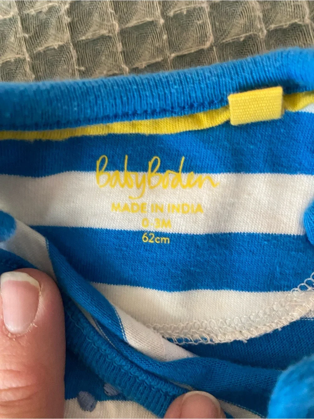 Baby Boden soft striped