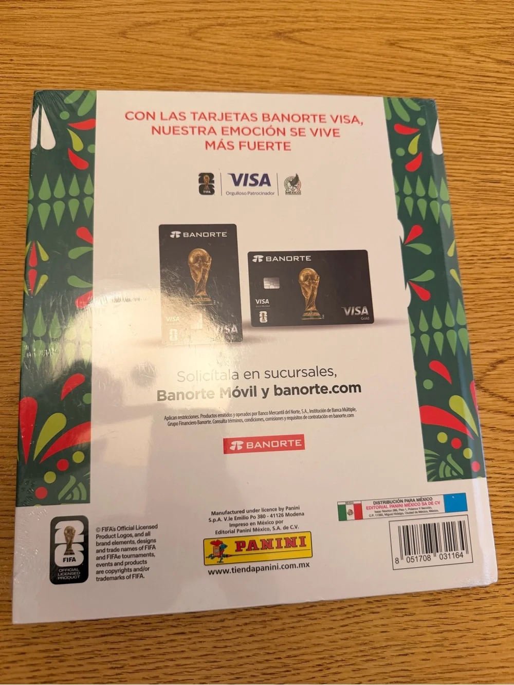Panini World Cup 2026 Sticker Album Mexico- hardcover green